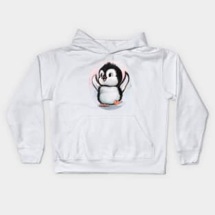 Baby penguin Kids Hoodie